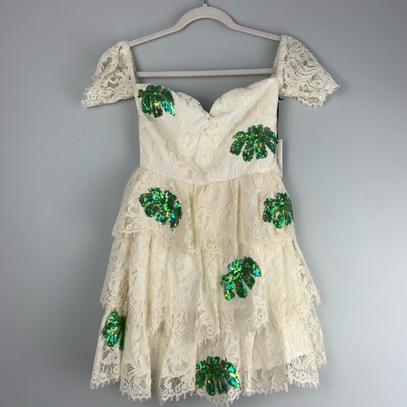 COPY - NWT Lovers + Friends sz XS PROM REVOLVE Palm dress - Picture 5 of 15